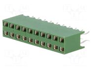 Connector: pin strips; socket; HV-100; female; PIN: 20; straight TE Connectivity