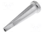 Tip; chisel; 2x1mm; for  soldering iron; WEL.LT-L PLATO