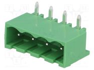 Pluggable terminal block; Contacts ph: 5mm; ways: 4; angled 90° DEGSON ELECTRONICS