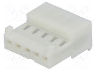 Plug; wire-board; female; PIN: 5; polarized; 2.54mm; IDC; for cable TE Connectivity