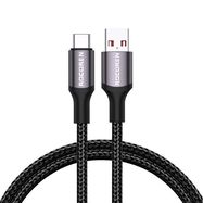 Fast Charging cable Rocoren USB-A to USB-C Retro Series 1m 3A (grey), Rocoren