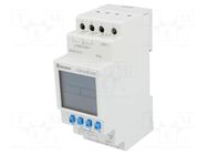 Programmable time switch; Range: 1min÷7days; DPDT; 110÷230VAC FINDER