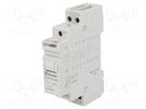 Relay: installation; bistable,impulse; NO x2; Ucoil: 24VDC; 16A FINDER