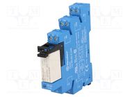 Relay: interface; DPDT; Ucoil: 240VAC,240VDC; 8A; 8A/250VAC; IP20 FINDER