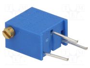 Potentiometer: mounting; multiturn; 2kΩ; 250mW; ±10%; linear; THT BOURNS