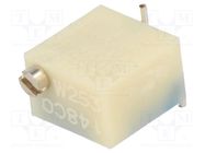 Potentiometer: mounting; multiturn; 25kΩ; 250mW; SMD; ±10%; linear BOURNS