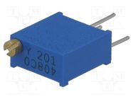 Potentiometer: mounting; multiturn; 200Ω; 500mW; THT; ±10%; linear BOURNS