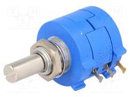 Potentiometer: shaft; multiturn; 1kΩ; 2W; ±5%; 6.35mm; linear; IP65 BOURNS