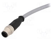 Connector: M12; plug; PIN: 12; male; A code-DeviceNet / CANopen; 1m HARTING