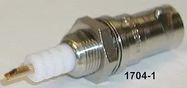 RF/COAXIAL, SHV BULKHEAD JACK, STRAIGHT, SOLDER