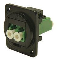 FIBER OPTIC ADAPTER, M3 HOLE, LC DUPLEX