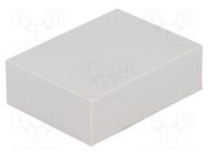 Enclosure: designed for potting; X: 31mm; Y: 41mm; Z: 13mm; ABS; grey MASZCZYK