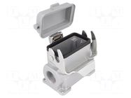 Enclosure: for HDC connectors; C146,heavy|mate; size E10; M25 AMPHENOL