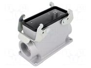 Enclosure: for HDC connectors; C146,heavy|mate; size E16; high AMPHENOL