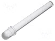 Fiber for LED; Ø5mm; L: 38.1mm; round; Front: convex; straight BIVAR