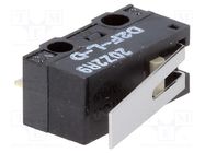 Microswitch SNAP ACTION; 3A/125VAC; 2A/30VDC; with lever; SPDT OMRON Electronic Components