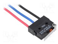 Microswitch SNAP ACTION; 3A/125VAC; 3A/30VDC; with lever; SPDT OMRON Electronic Components