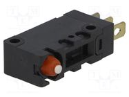Microswitch SNAP ACTION; 5A/250VAC; 5A/30VDC; without lever OMRON Electronic Components