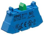 SW CONTACT BLOCK, 10A, 110VAC/1P/PUSH IN