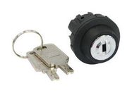 OPERATOR, KEY SELECTOR SW/2POS/BLK BEZEL