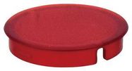 INDICATOR LENS, RED, ROUND, 19.5MM