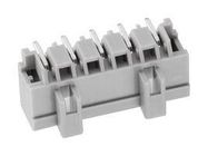 TERMINAL BLOCK, R/A HEADER, 4POS, TH