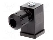 Connector: valve connector; plug; form C; 9.4mm; female; PIN: 3 MOLEX