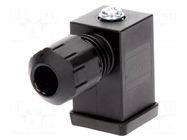 Connector: valve connector; plug; form C; 9.4mm; female; PIN: 3 MOLEX
