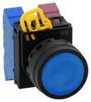 ACTUATOR, PUSHBUTTON SWITCH/PLASTIC/BLUE