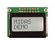 LCD DISPLAY, COB, 8 X 2, FSTN, 3.3V