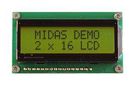LCD DISPLAY, COB, 16 X 2, STN, 3.3V
