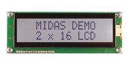 LCD DISPLAY, COB, 16 X 2, FSTN, 3.3V