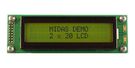 LCD DISPLAY, COB, 20 X 2, STN, 3.3V