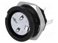 Connector: DIN; socket; female; PIN: 3; 180°; soldering; 34V; 2A; 10mΩ DELTRON