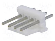 Connector: wire-board; socket; male; PIN: 4; MTA-100; straight; THT TE Connectivity