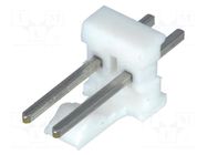 Connector: wire-board; socket; male; PIN: 2; 2.54mm; THT; MTA-100 TE Connectivity