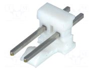 Connector: wire-board; socket; male; PIN: 2; MTA-100; straight; THT TE Connectivity