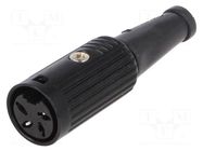 Connector: DIN; plug; female; PIN: 4; 216°; straight; for cable; 34V DELTRON