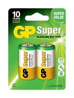 BATTERY, ALKALINE, C, 1.5V, PK2