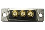 COMBO D-SUB CONN, PLUG, DA-3W3, TH