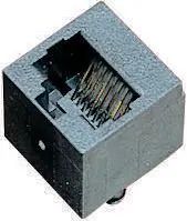 CAT3 RJ45 MODULAR JACK, 8 POSITION, 1 PORT