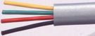 FLAT PHONE LINE CORD 4 CONDUCTOR 26AWG 100FT