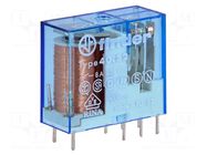 Relay: electromagnetic; DPDT; Ucoil: 24VDC; Icontacts max: 15A FINDER