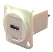 USB ADAPTER, TYPE C RCPT-PLUG, CSK HOLE