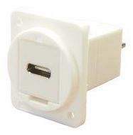 USB ADAPTER, TYP C RCPT-PLUG, PLAIN HOLE