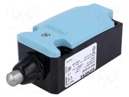 Limit switch; long pin plunger; NO + NC; 10A; max.400VAC; IP66 SIEMENS