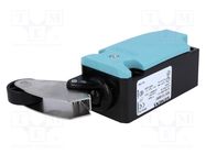 Limit switch; lever R 33mm, plastic roller Ø22mm; NO + NC; 10A SIEMENS