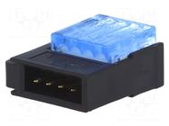 Connector: wire-wire/PCB; plug; male; PIN: 4; Mini-Clamp; 32V; IDC 3M