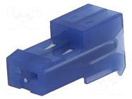 Connector: wire-board; plug; female; PIN: 2; MTA-100; 250VAC; IDC TE Connectivity