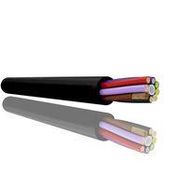 MULTICORE CABLE, 8CORE, 2.5MM2, 100M/BLK